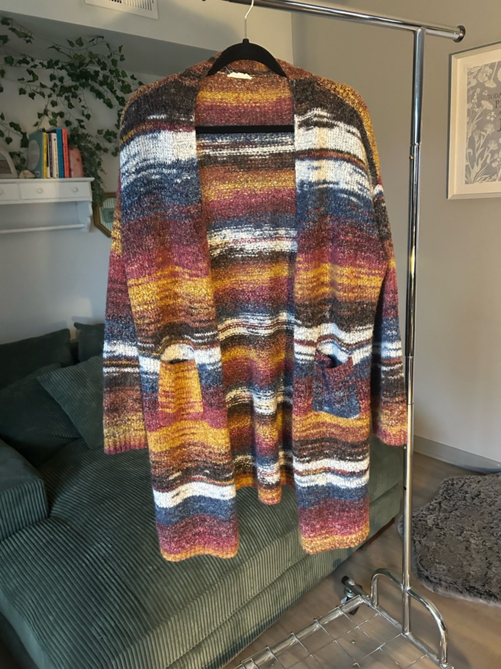 Striped Multicolor Cardigan